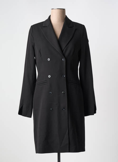 Robe mi-longue noir HANA SAN pour femme