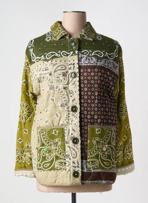 Veste casual vert ONE OF A KIND pour femme