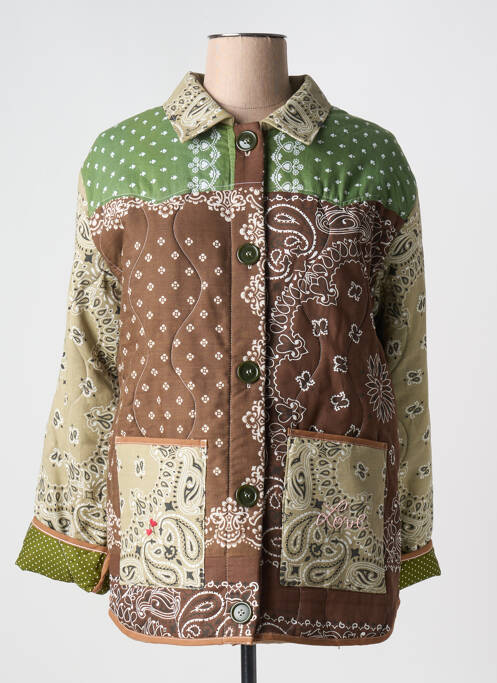 Veste casual vert ONE OF A KIND pour femme