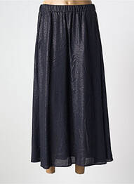 Jupe longue tissage crêpe bleu DIEGA femme
