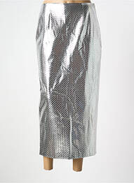 Jupe longue doublure argent ROTATE femme