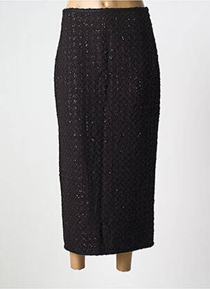Jupe longue doublure noir ROTATE femme