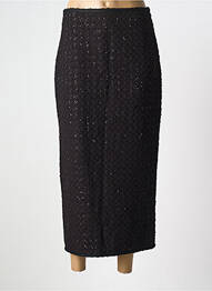 Jupe longue doublure noir ROTATE femme