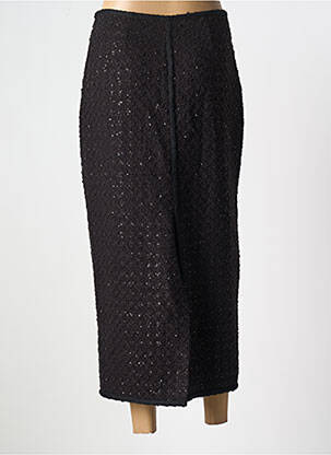 Jupe longue doublure noir ROTATE femme