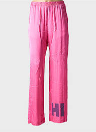Pantalon droit tissage popeline taille normale rose LIV BERGEN femme