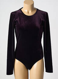 Body stretch manches longues violet KARMA KOMA femme