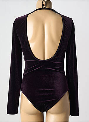 Body col rond manches longues violet KARMA KOMA femme