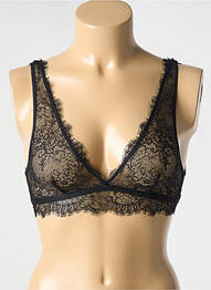 Soutien-gorge sans armature bralettes noir LOVE STORIES femme