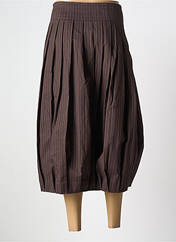 Jupe longue marron REMAIN pour femme seconde vue