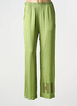 Pantalon droit vert LIV BERGEN pour femme