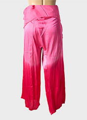 Pantalon large rose LOVE AND LET DYE pour femme seconde vue