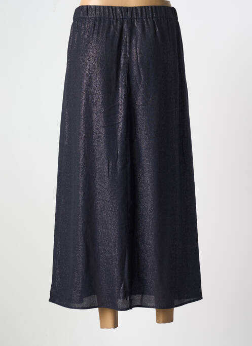 Jupe longue tissage crêpe bleu DIEGA femme