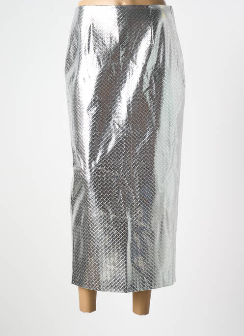 Jupe longue argent ROTATE pour femme