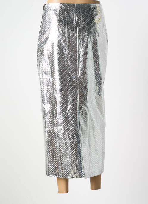 Jupe longue argent ROTATE pour femme