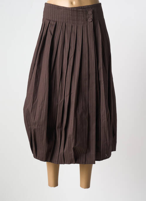 Jupe longue marron REMAIN pour femme