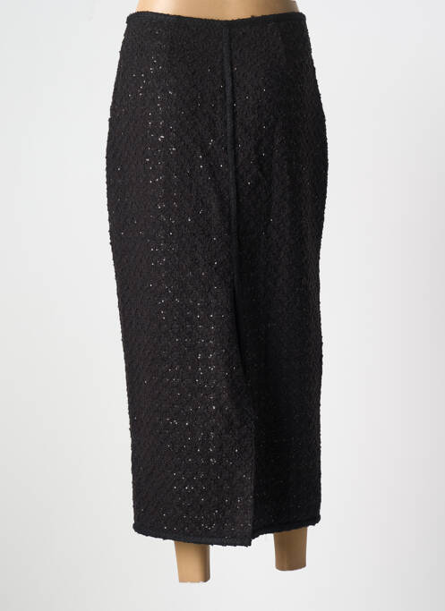 Jupe longue noir ROTATE pour femme