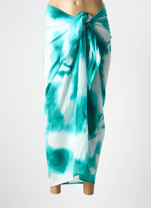 Paréo bleu LOVE STORIES pour femme