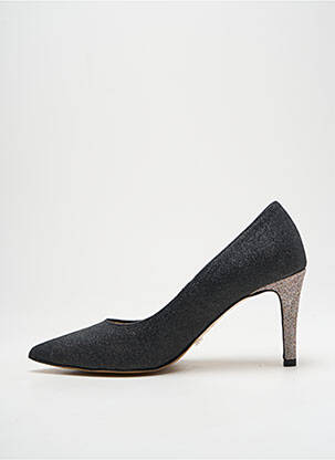 Escarpins bout pointu talon de 7 à 9cm noir CRÉATIS femme