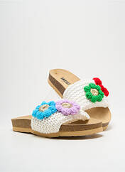 Mules/Sabots blanc AMROSE pour femme seconde vue