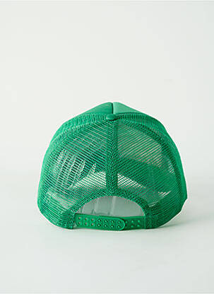 Casquette effet matière satinée vert NEWTONE femme