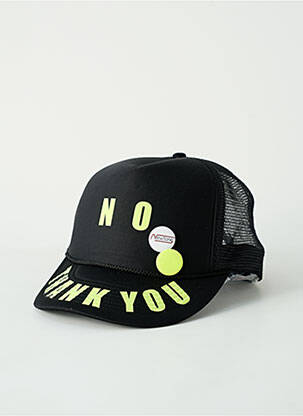 Casquette fermeture pressionnée noir NEWTONE femme