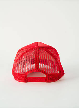 Casquette fermeture pressionnée rouge NEWTONE femme