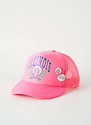 Casquette sérigraphie rose NEWTONE femme