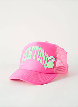 Casquette sérigraphie rose NEWTONE femme