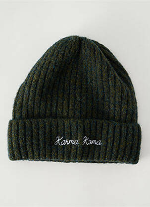 Bonnet stretch vert KARMA KOMA femme
