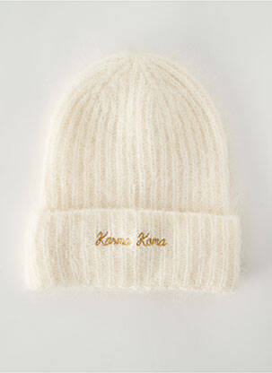 Bonnet stretch beige KARMA KOMA femme