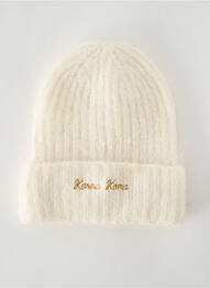 Bonnet stretch beige KARMA KOMA femme