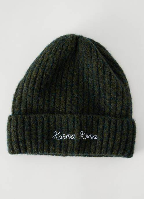 Bonnet stretch vert KARMA KOMA femme