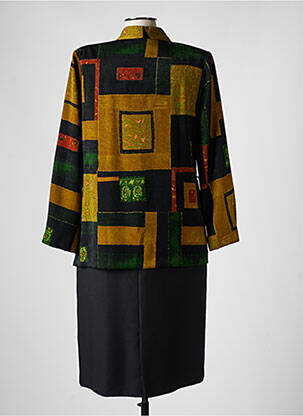 Ensemble jupe fermeture boutonnée sur le devant noir FRANCE RIVOIRE femme
