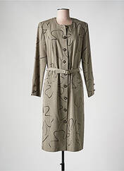 Robe mi-longue vert FRANCE RIVOIRE pour femme seconde vue