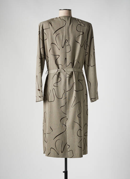 Robe mi-longue vert FRANCE RIVOIRE pour femme