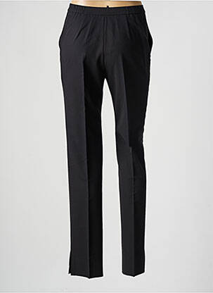 Pantalon slim taille haute taille haute noir KARTING femme