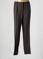 Pantalon droit marron FRANCE RIVOIRE pour femme seconde vue