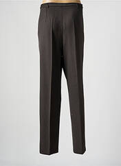 Pantalon droit marron FRANCE RIVOIRE pour femme seconde vue