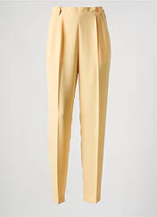 Pantalon slim jaune SARAH B pour femme seconde vue