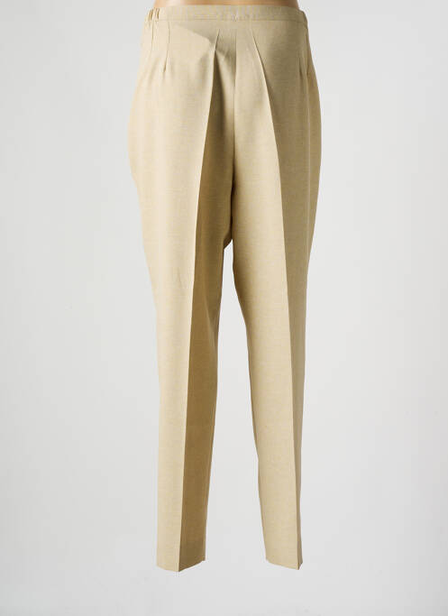 Pantalon droit stretch taille normale vert FRANCE RIVOIRE femme
