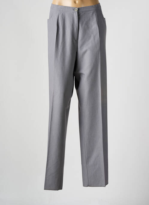 Pantalon droit gris GRIFFON pour femme