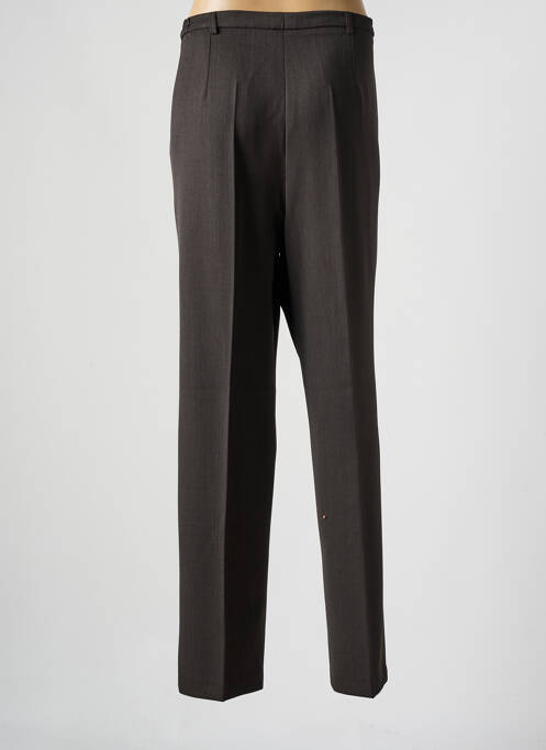 Pantalon droit marron FRANCE RIVOIRE pour femme