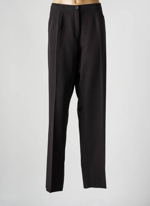 Pantalon droit noir GRIFFON pour femme