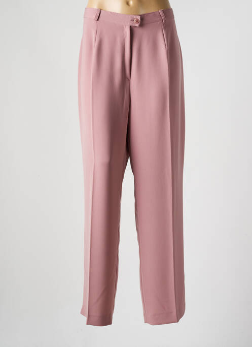 Pantalon droit rose SARAH B pour femme