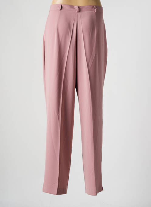 Pantalon droit rose SARAH B pour femme