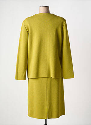 Ensemble jupe fermeture boutonnée sur le devant vert IMPULSION femme