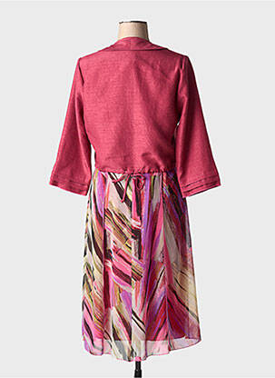 Ensemble robe coupe cintrée rouge FRANCE RIVOIRE femme