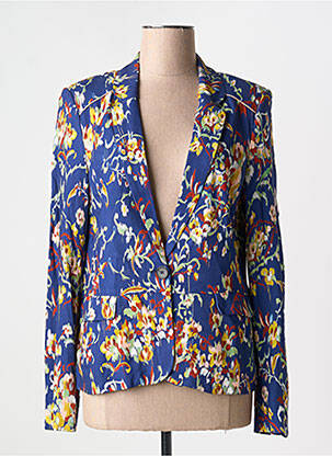 Blazer coupe cintrée bleu 7 SEASONS femme
