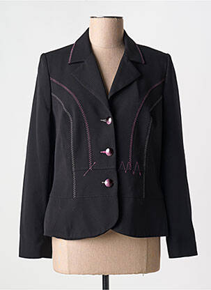 Blazer coupe cintrée noir FRANCE RIVOIRE femme