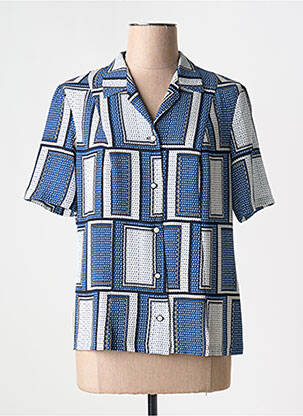 Chemisier bleu FRANCE RIVOIRE pour femme